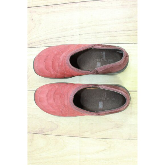 Merrell Encore Quilt Madder Clogs Size 6.5  Red Round Toe Slip-On Shoes J66574 - Picture 7 of 9